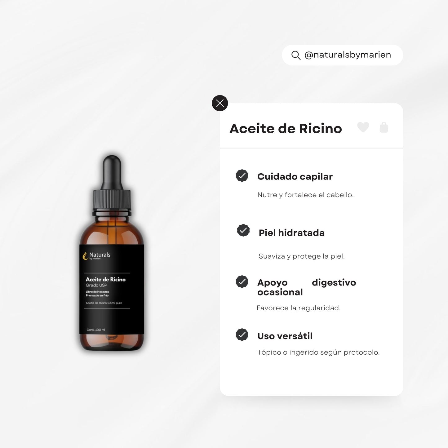 Aceite de Ricino 100 ml