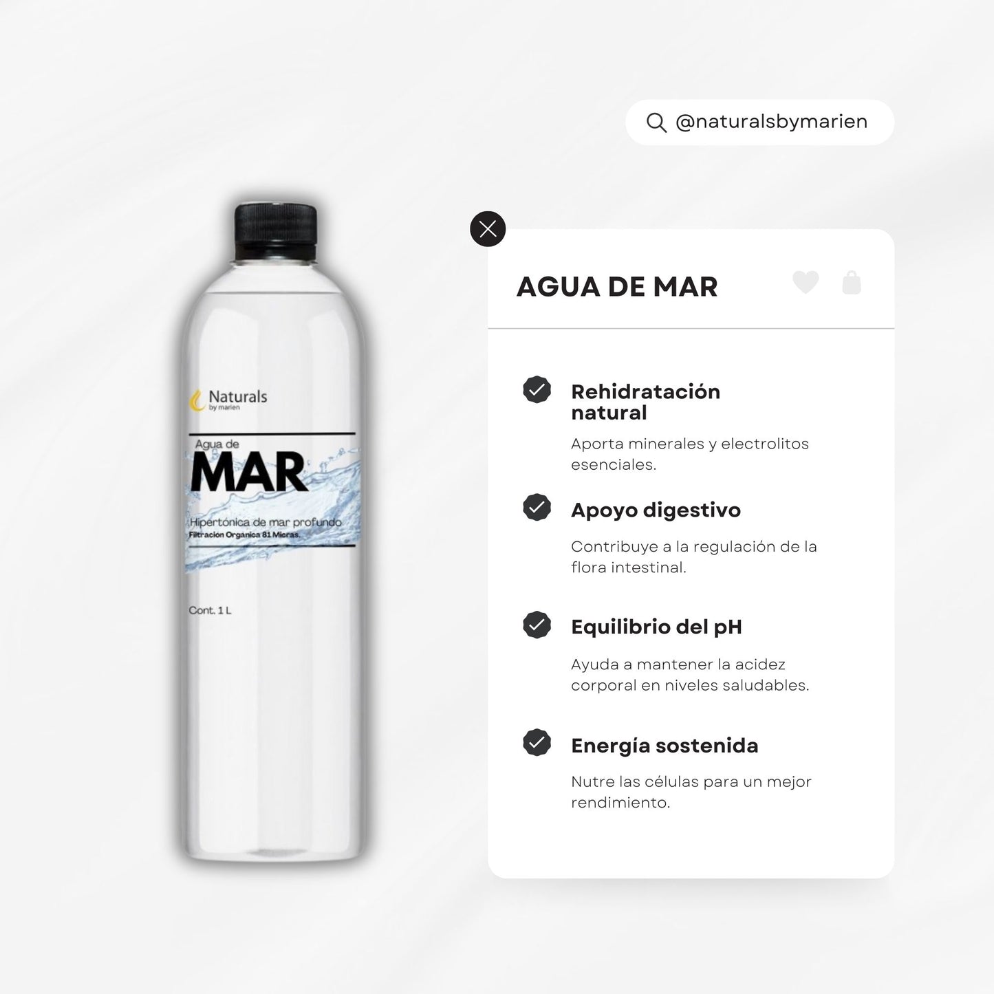 Agua de Mar 1 lt