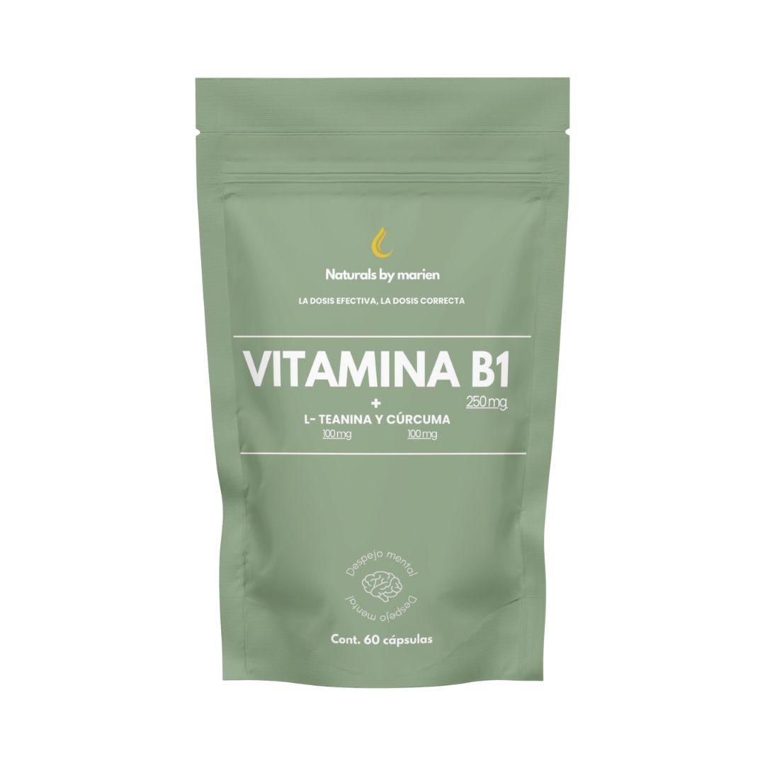 Vitamina B1 + L Teanina y Cúrcuma Cápsulas (60 cápsulas) Distribuidor