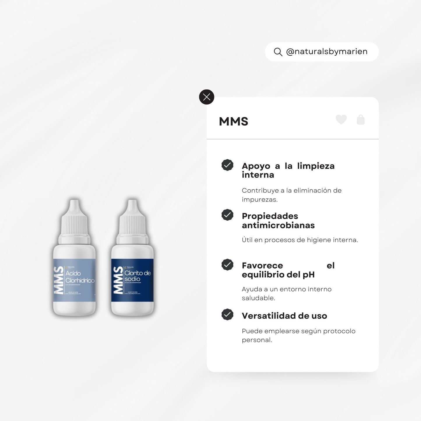 MMS (set) 30 ml (2 Goteros)